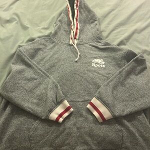 Roots Plus Size Salt & Pepper Cabin Hoodie
